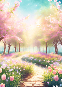 Beautiful real scenery(Spring-849)