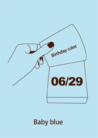 Birthday color June 29 simple: