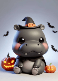 Moo Dong Little Hippo Halloween n.4