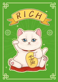 The maneki-neko (fortune cat)  rich 66