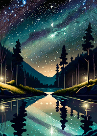 Calm night scene/135