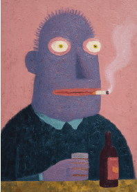 การจิบไวน์อย่างโดดเดี่ยว