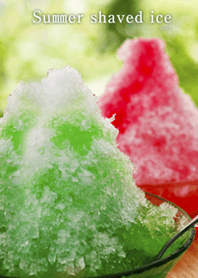 Summer shaved ice from Japan