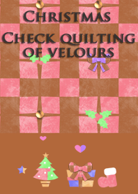 Christmas<Check quilting of velours>