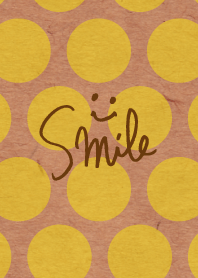 kraftpaper Yellow dot - smile16-