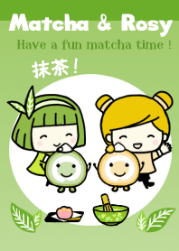 Matcha & Rosy. 抹茶とほうじ茶ロール