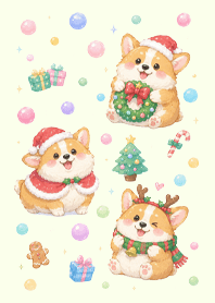 Cute Corgi and Christmas 2 (Pp)