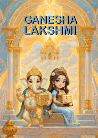 Ganesha, Lakshmi : wealth, rich