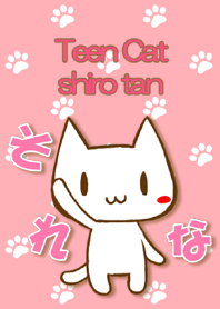 Teen Cat shiro tan