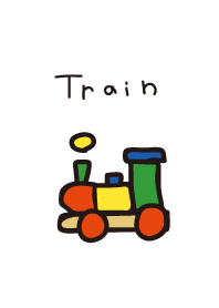 Train of building blocks
