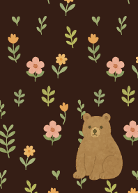 Nordic Bear01 on brown