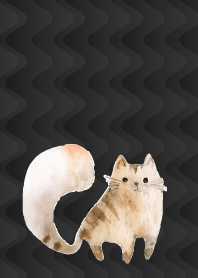 Spacey Cats on black