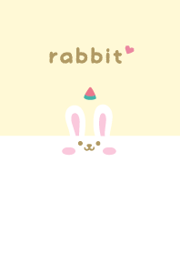 Rabbits. Watermelon - Yellow