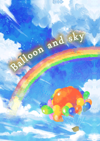 空の気球旅