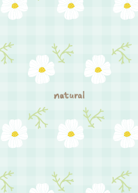 Small floral pattern natural13 Japan