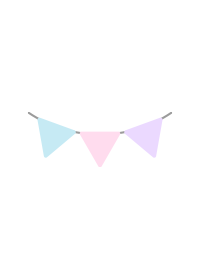 ミニマムガーランド[パステルカラー]