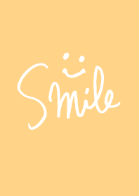 A handwritten smile -Orange-