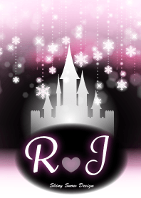 R&J-Initial-Snow Castle-Baby pink