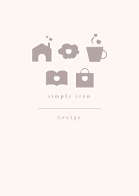 simple icon Greige