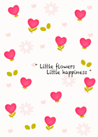 My pink heart flowers 2