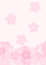 Happiness Color Cherry Blossoms