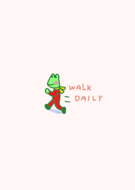 Frog waking every day 01(Resale)
