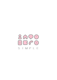 SIMPLE(white pink)V.362b