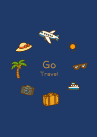 一緒に旅しましょう(深い青)