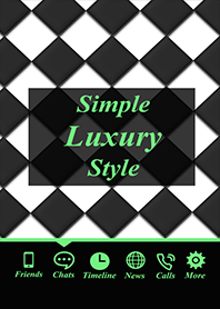 Simple luxury theme 7 Black color