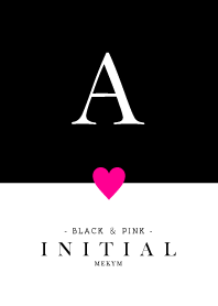 INITIAL A -BLACK&PINK-
