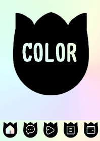 bw color rainbow  R20