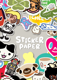 Sticker Paper Theme