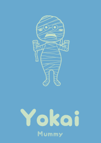 Yokai mummy Chalk blue