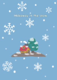 雪の中の隠れ家着せかえ