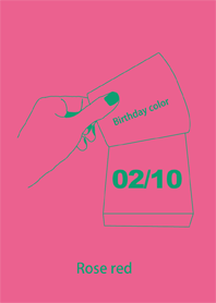 Birthday color February 10 simple: