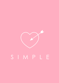 SIMPLE HEART(pink) V.10