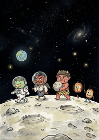 Lunar Rock and Chochin Lanterns