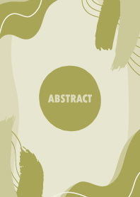 Abstract Form Olive Green