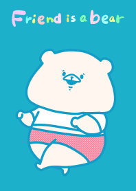 Friend is a bear(colorful)