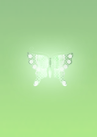 Lucky Butterfly Blue Green Pearl