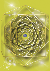 Black Yellow : March iolite & octagon