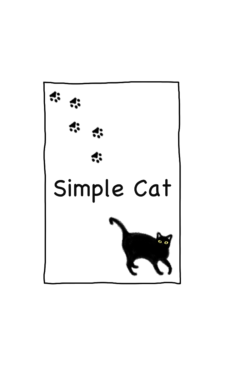 simple design cat