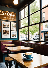 Cozy Coffee shop 4DE79E