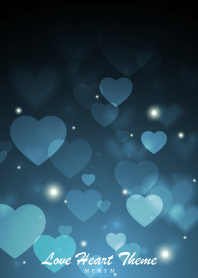 Love Heart Theme -AZURE BLUE-