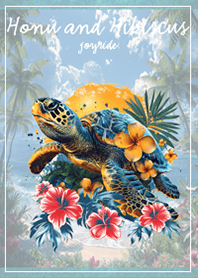 Honu and Hibiscus