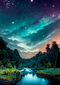 Beautiful starry night view#1840