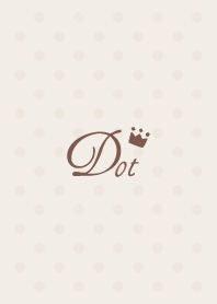 Crown dot -Brown-