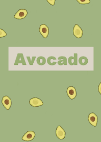 Avocado pattern #dustygreen