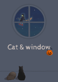 cat in enchanted night + navy [os]