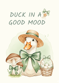 Duck in a good mood